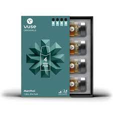 Vuse- 4 Alto Pods- 4 Pack 2.4% Nicotine- Menthol