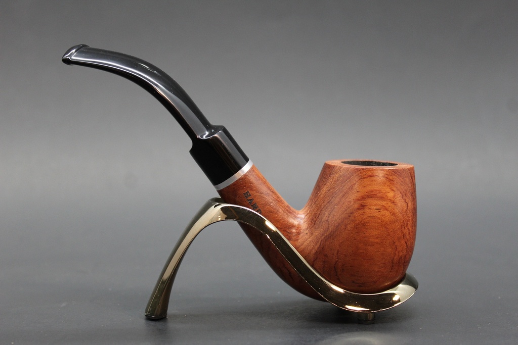 Deezil Rosewood Egg Pipe w/Silver Ring
