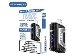 Raz- Triple Berry Ice 9000 Puffs- 5 Count Display