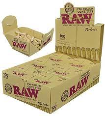 Raw Pre-Rolled Cone Tips Perfecto