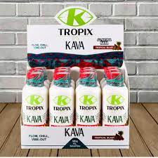 K Tropix Kratom Shot Kava 2oz Tropical Blast- 12ct Display