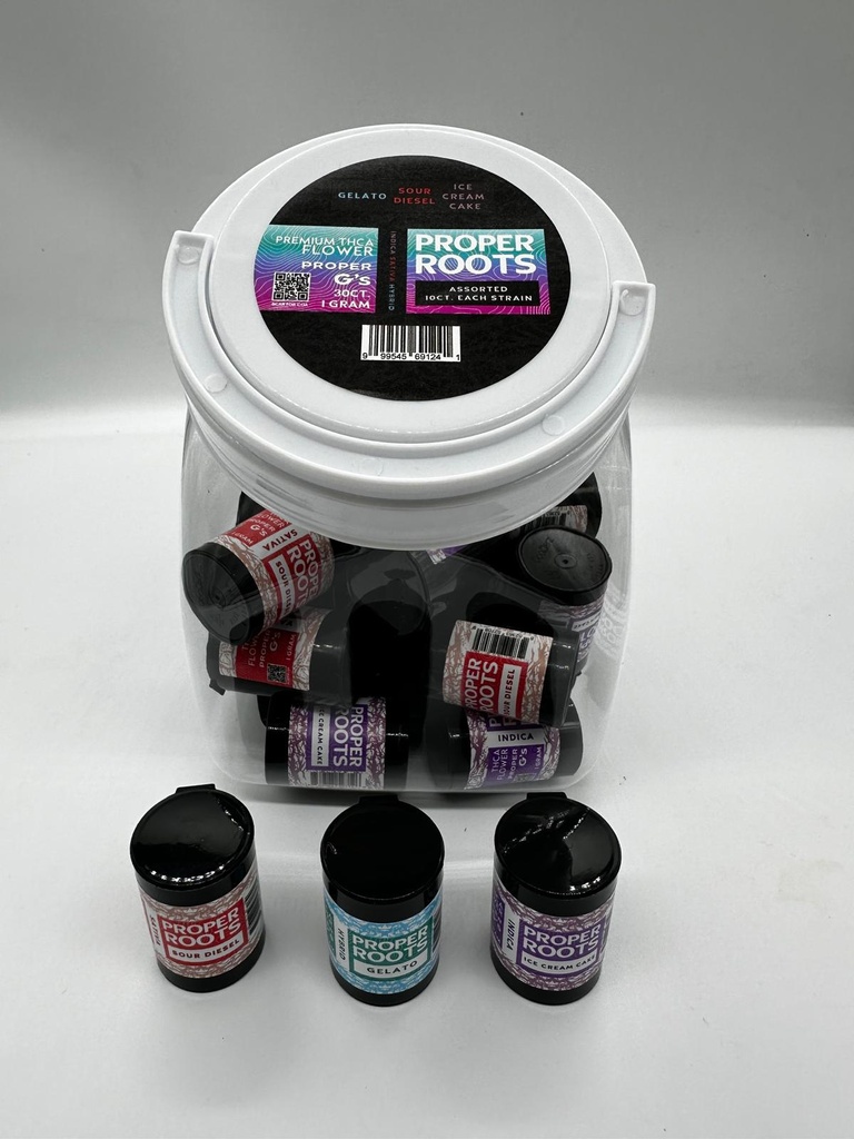 Proper Roots- Premium Tub Mixed 1 Gram- 30ct