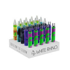 White Rhino - Chillum to Straw 25ct Display
