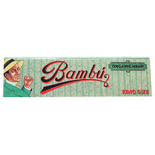 Raw- Big Bambu Rolling Paper - 50 Booklets Organic King Size (BAMBUBIG50)