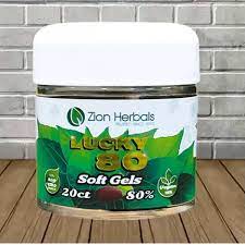 Zion Herbal Soft Gels Kratom Extract 20ct 80%- 12ct Display