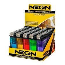Neon Gas Lighter 50 Count