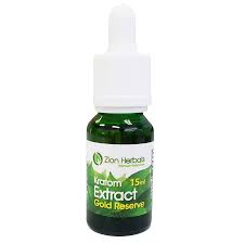 Zion Herbals Gold Reserve Kratom Tincture 20ct - 15ml