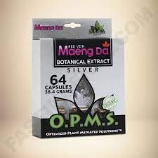 OPMS Silver 64 Cap Red Maeng Da 38.4g