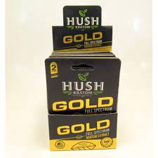 Hush Kratom Gold Extract Full Spectrum 60 Caps