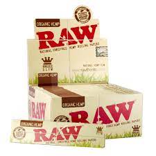 RAW- Organic Hemp Connoisseur King Size Slim+Tips