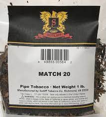 Sutliff- Match 20- 1Lb Bag