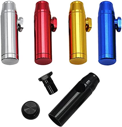 Snuff Sniffer Aluminum Storage Set - 1 Set