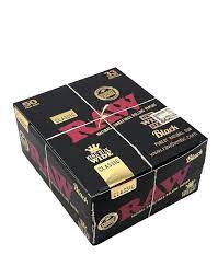 RAW Black King Sized Wide Box/50 (RAWBLACKKSWIDE)