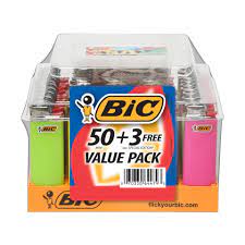 BIC Lighter - 50ct Regular +3 Bonus